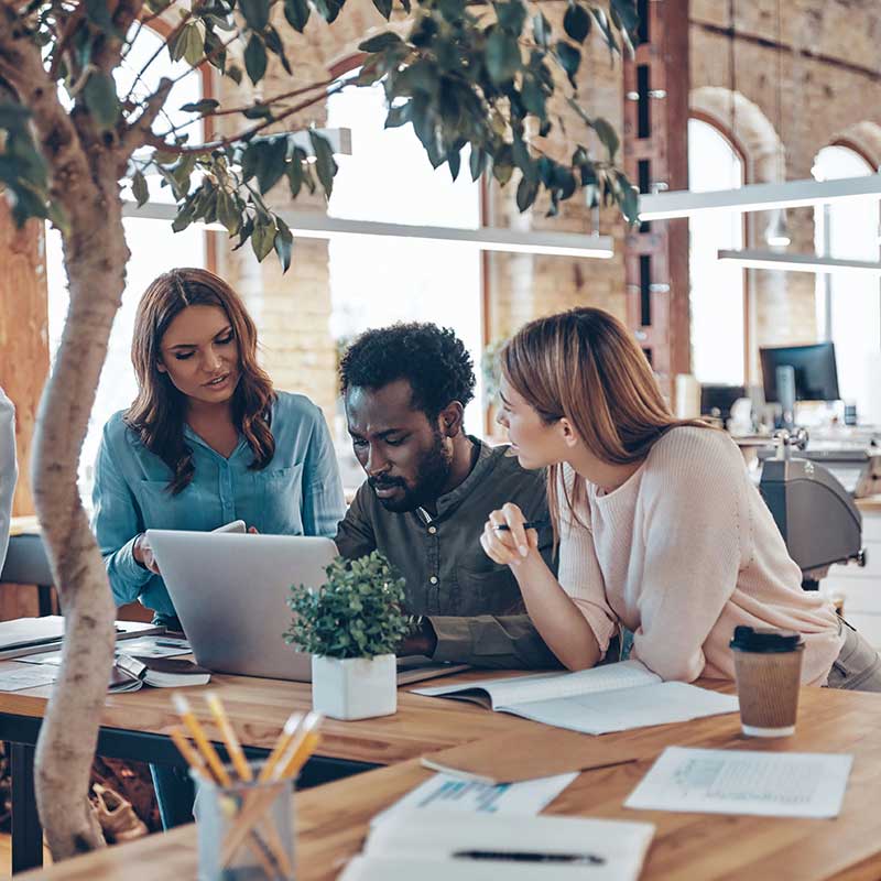 team working together