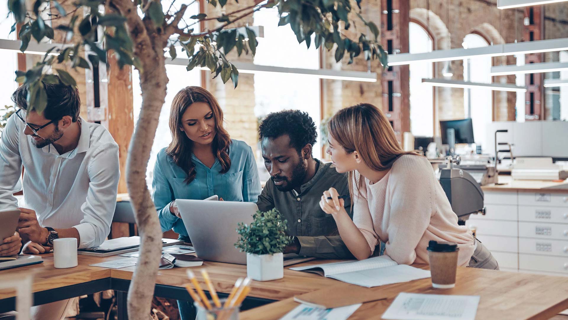 team working together