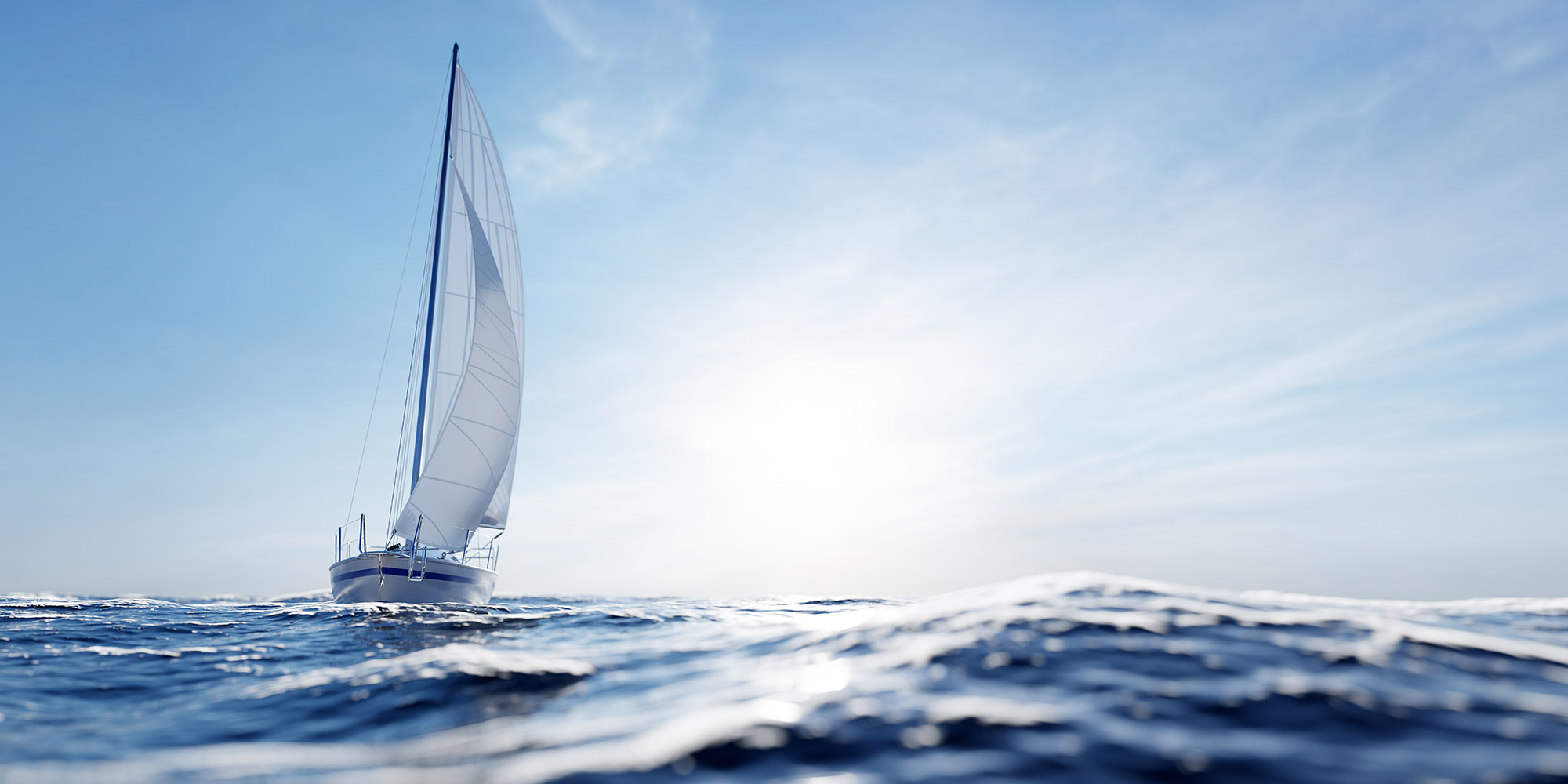 sailing boat on the water