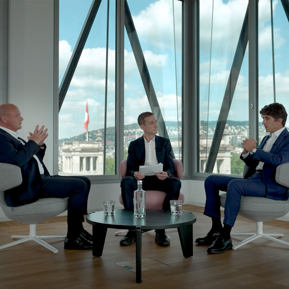 Paolo Mantero, Group Chief Strategy Officer and Dirk De Nil, Global Head of Zurich Resilience Solutions