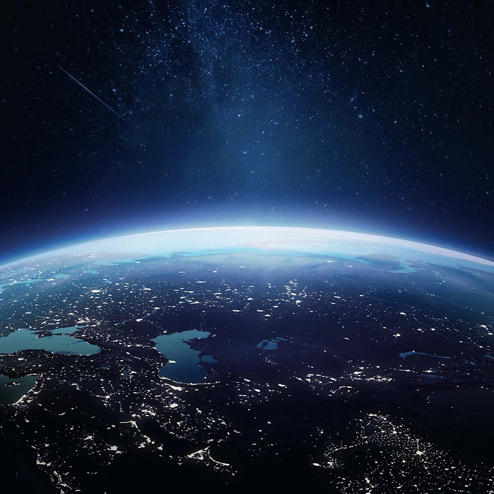 view on earth from space