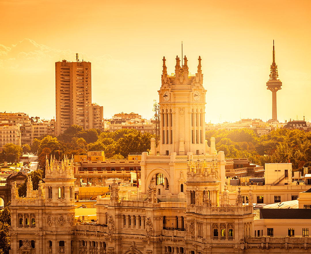 Madrid in the summer heat