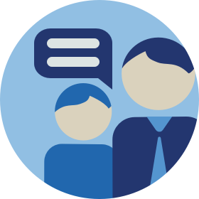 icon customer service dialog 2