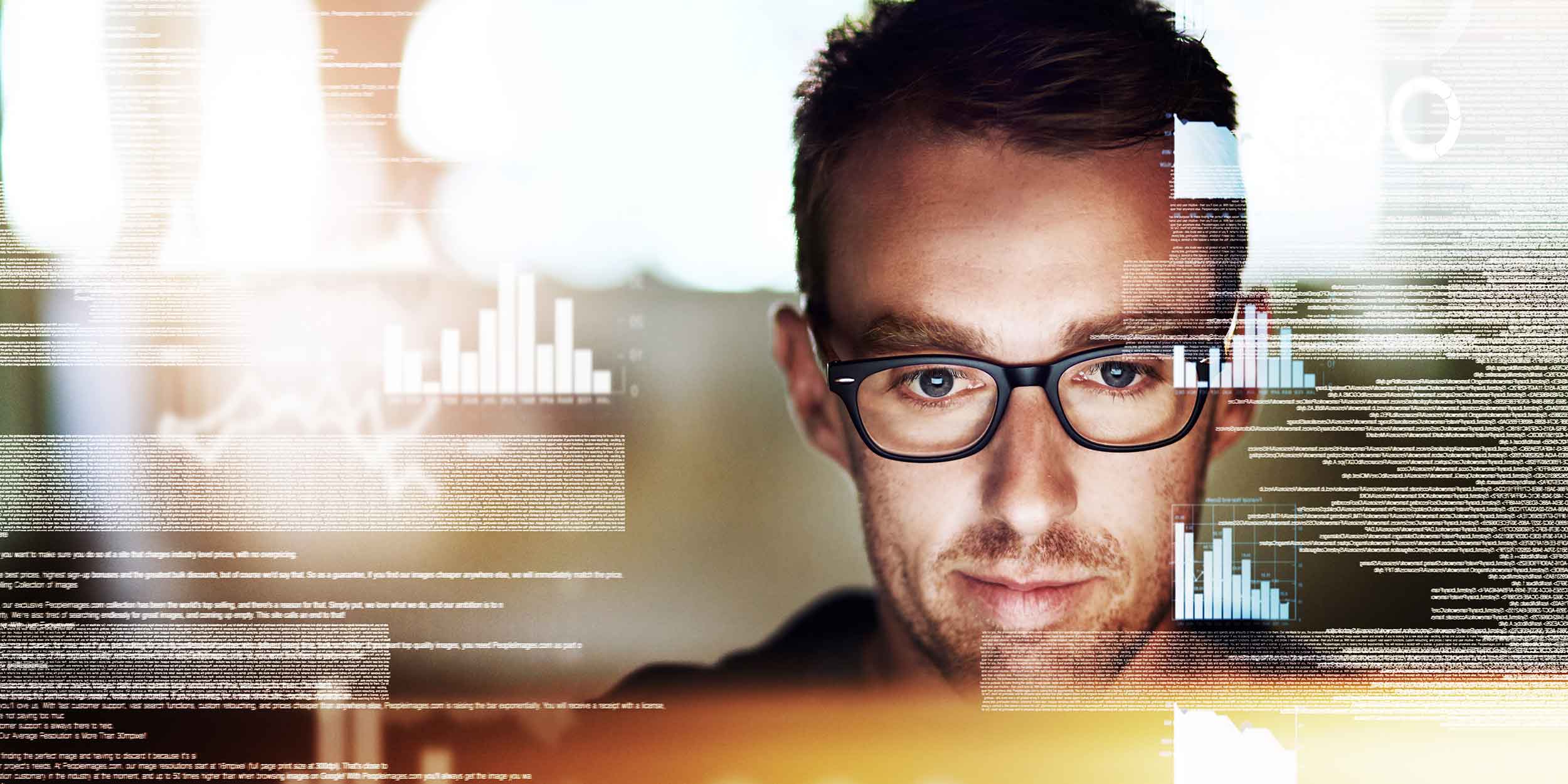 man with glasses