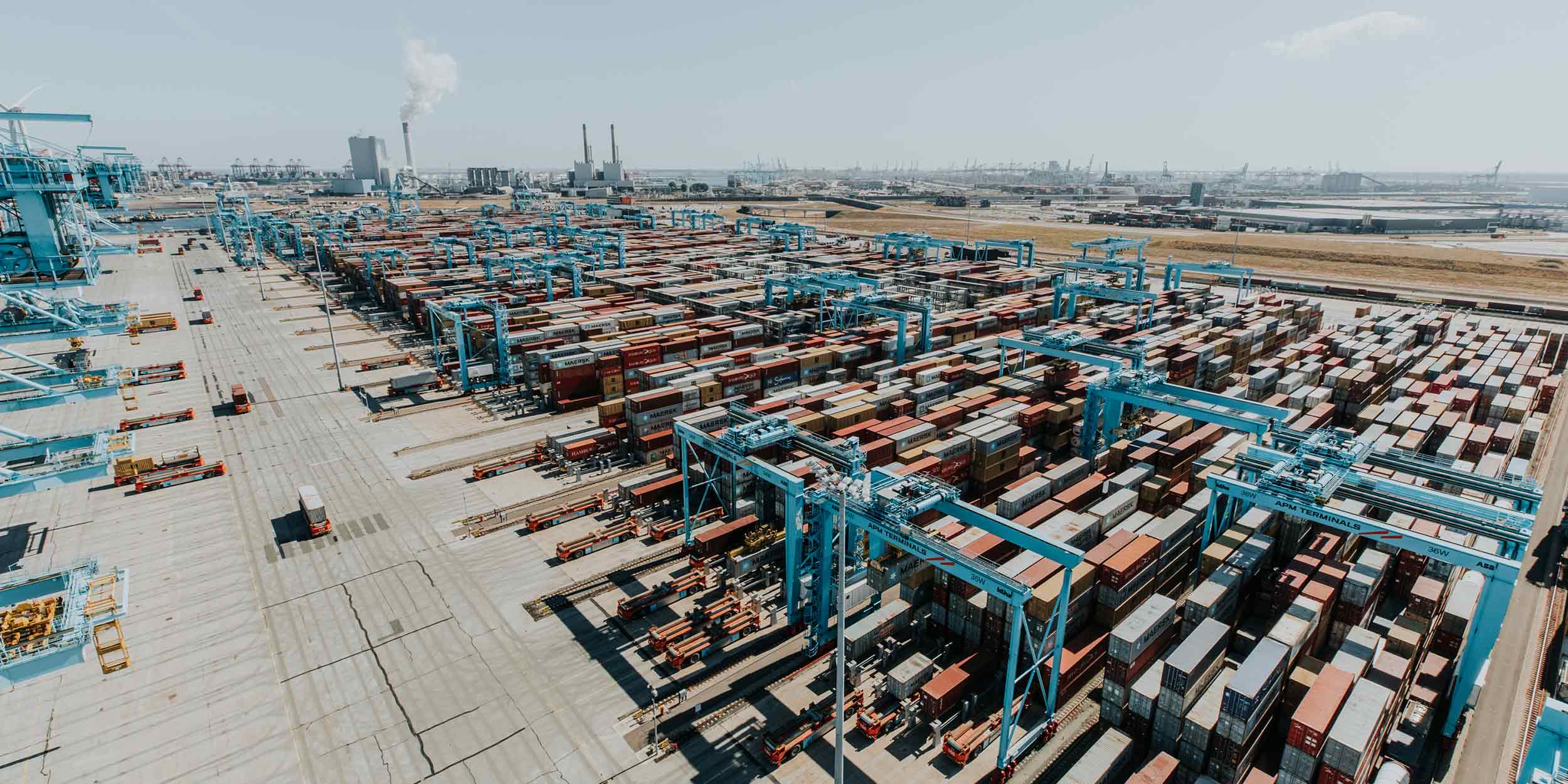 port with containers