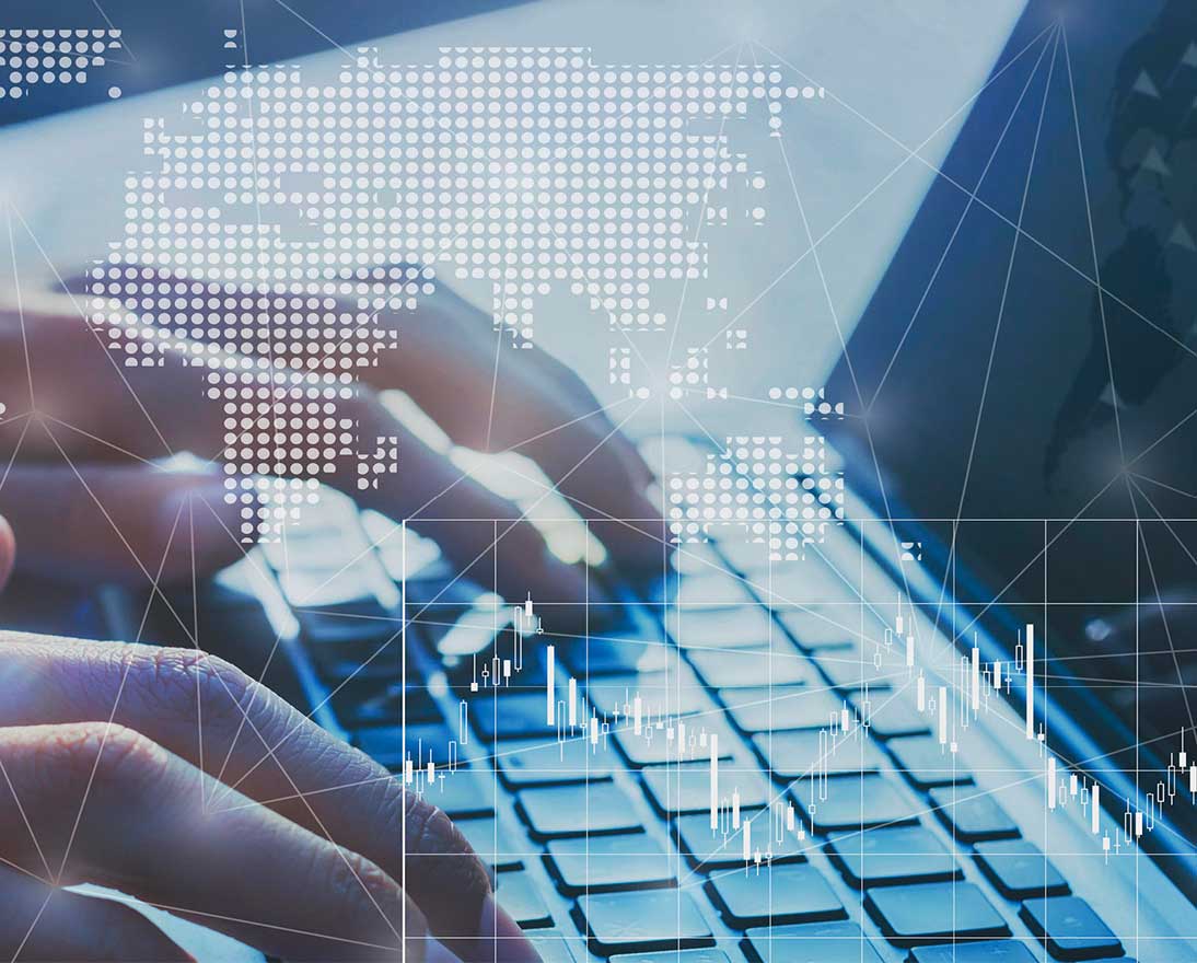typing on a laptop keyboard