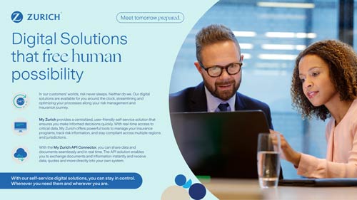 cover zurich digital capabilities factsheet