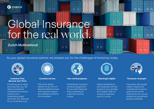 Cover Zurich Multinational brochure