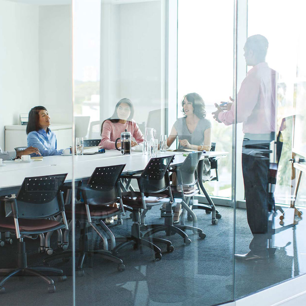 people in a meeting room