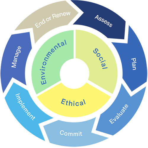 infographic sustainable sourcing