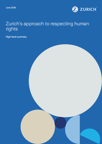 Cover Zurich's approach to respecting human rights