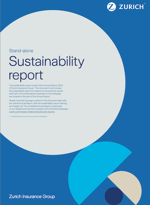 Sustainability report cover image