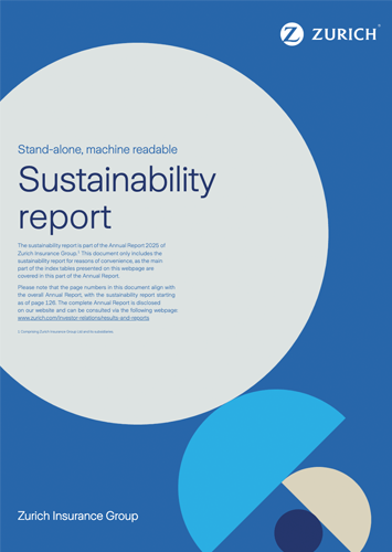 cover sustainability report 2025