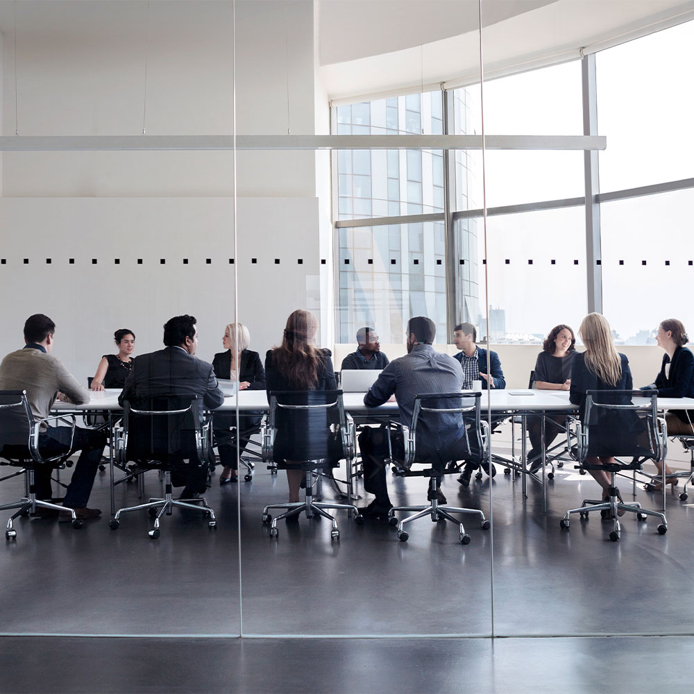 people in a meeting room