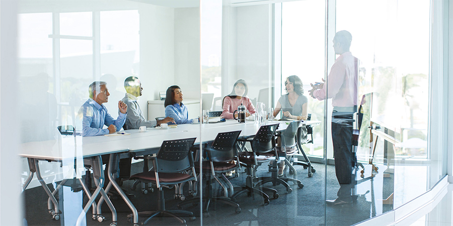 people in a meeting room