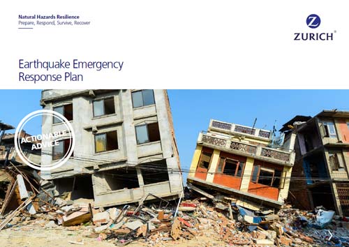 cover Earthquake Emergency Response Plan