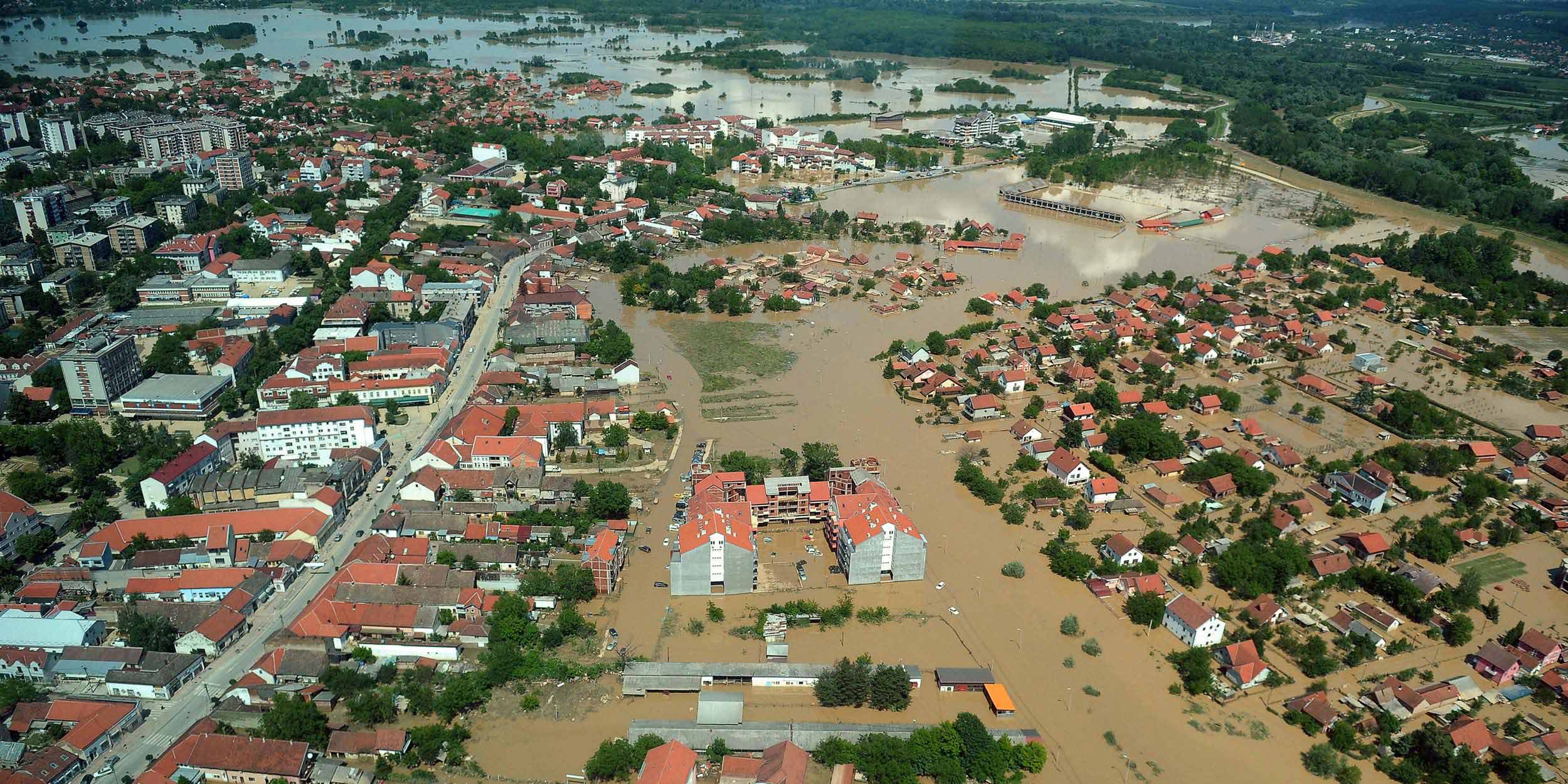 Flooded city