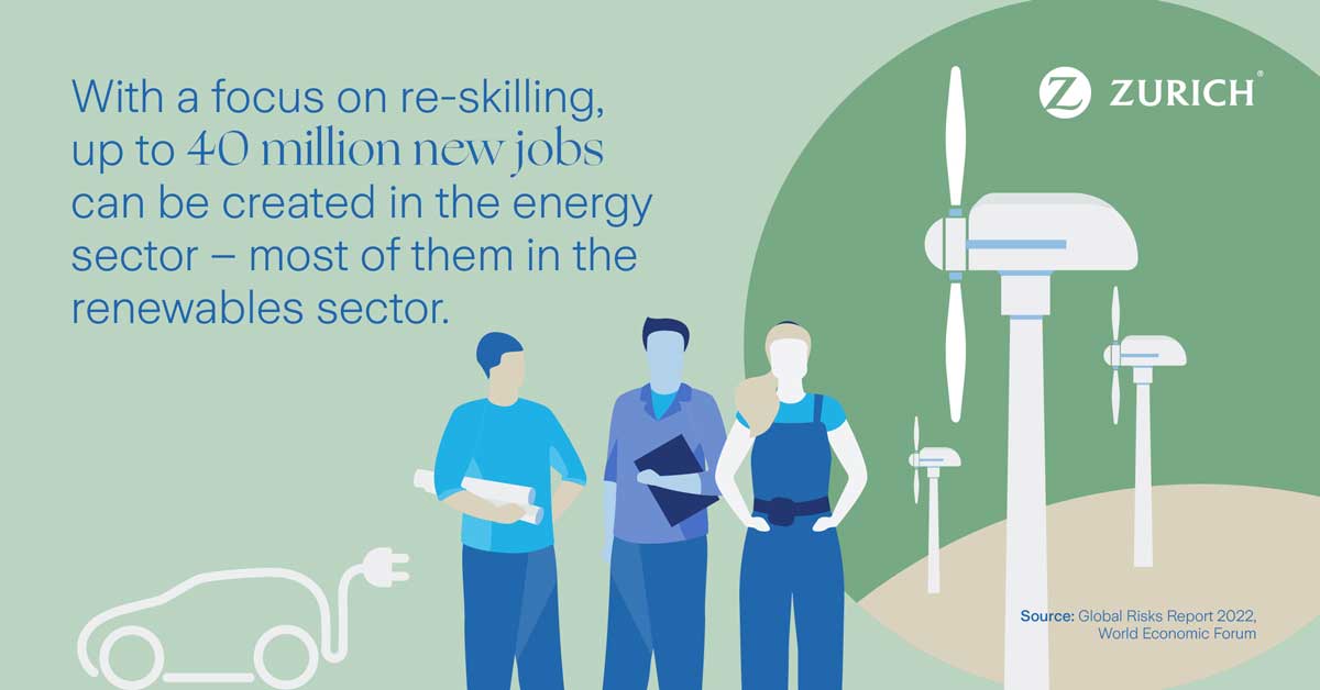 infographic new jobs in the energy sector