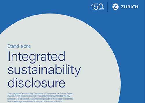 cover integrated sustainability disclosure 2021